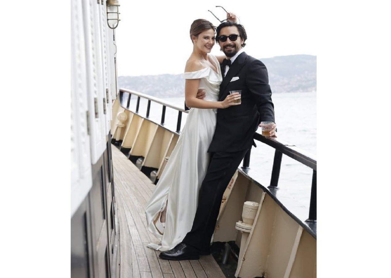 Beklenen düğün! Alina Boz ve Umut Evirgen evlendi! Düğüne ünlü yağdı...
