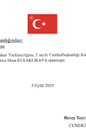 Dışişleri’nde yeni değişim! Bakan Yardımcılığına atanan Musa Kulaklıkaya kimdir?