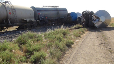 Diyarbakır’da yük treni raydan çıktı... - Gündem Haberleri