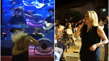 Konserde ilginç anlar! Sanatçı Nurcan Altınok’un kafasına dron çarptı - Magazin Haberleri