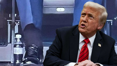 Dünyayı karıştıran fotoğraf!  Beyaz Saray'dan son dakika! Trump'ın ayakları neden böyle görünüyor! - Dünya Haberleri