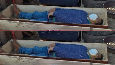 Karantinayı ihlal eden belediye başkanı tabutta ölü taklidi yaptı