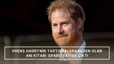 Prens Harry'nin tartışmalara neden olan anı kitabı ’Spare' satışa çıktı