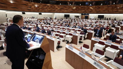 Sağlık Bakanı Dr. Fahrettin Koca İsviçre'de Batı'nın ikiyüzlülüğünü haykırdı: İnsanlığın vicdanı darağacında!