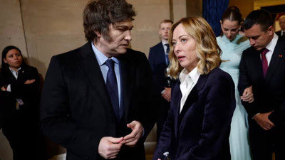 Meloni, Javier Milei... Sağın yükselen yıldızları da Trump töreninde
