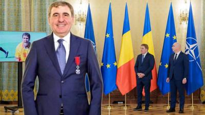 Galatasaray efsanesi Gheorghe Hagi ülkesi Romanya'da şövalye ilan edildi