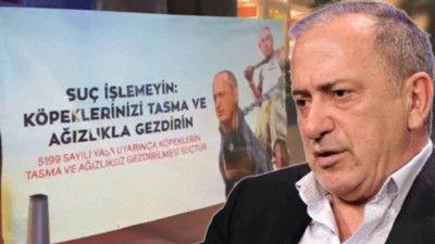 Fatih Altaylı'ya evinin önünde pankartlı tehdit! "İt sürüsü" hakareti başına bela oldu