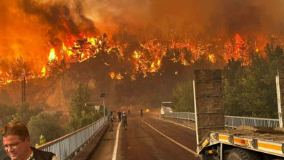 Yangın kabusu 4. gününde: Karabük-Ankara kara yolu trafiğe kapatıldı! Ekipler teyakkuzda!  