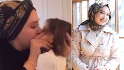 Fenomen Emure skandalı! Emine Şahin'in küçük kızı dudaklarından öptüğü video büyük tepki çekti: Bakanlık ve emniyete çağrı yapılıyor