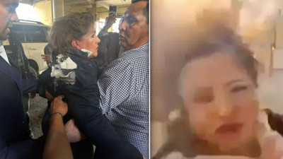 Seçim krizi büyürken Kongre binasında saldırı: Honduras'ta basın toplantısında milletvekiline patlayıcı attılar! İşte o anlar...