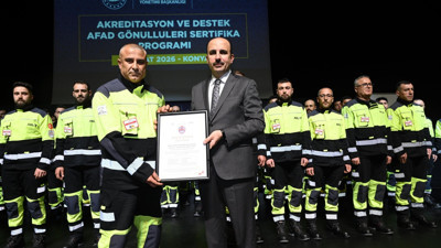 Konya Büyükşehir Belediyesi, Türkiye'de bir ilke imza attı! Hafif, orta ve ağır seviye kentsel arama kurtarma akreditasyonunun üçünü birden alan ilk yerel yönetim oldu!