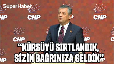 CHP Genel Başkanı Özgür Özel partisinin grup toplantısında konuşuyor
