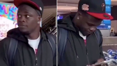 Bu da gariban işi transfer... Beşiktaş'ın yeni golcüsü Olaitan'ın havalimanındaki yalnız görüntüsü gündem oldu!