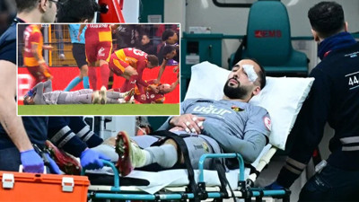 Ahmed Kutucu ile çarpışan kaleci İsa Doğan'dan kötü haber