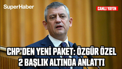 Özgür Özel açıklamalarda bulunuyor