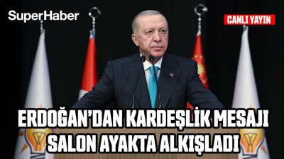 #Canlı Cumhurbaşkanı Erdoğan, AK Parti Genişletilmiş İl Başkanları Toplantısı'nda konuşuyor