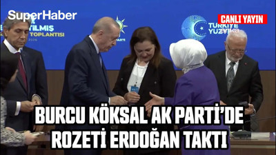 #CANLI Afyonkarahisar Belediye Başkanı Burcu Köksal AK Parti'ye katılıyor!