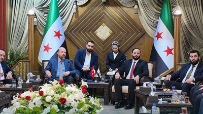 Bilal Erdoğan Halep Valisi Azzam al-Gharib ile görüştü