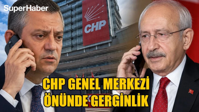CHP Genel Merkezi önünde gerginlik