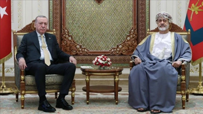 Cumhurbaşkanı Erdoğan'ın diplomasi trafiği! Umman Sultanı Heysem Bin Tarık ile görüştü