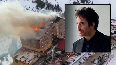 Mahsun Kırmızıgül, Bolu Kartalkaya Kayak Merkezi'nde yangın çıkınca apar topar İstanbul'a döndü!