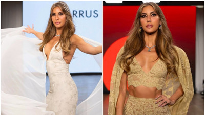 Yıllara meydan okuyor! Çağla Şıkel Londra Moda Haftası’nda fit vücudu ve zarafetiyle podyumu salladı