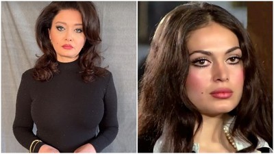 Nurgül Yeşilçay da akıma kapıldı! Türkan Şoray makyajıyla büyüledi