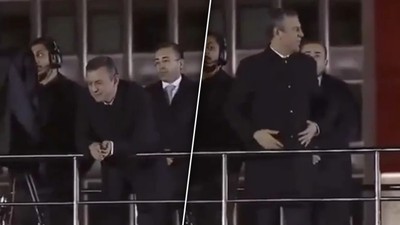 Saraçhane'de eylemcilerin telefonu çalınınca Özgür Özel'in tepkisi viral oldu! Ceplerini yokladı..."Ben mi aldım acaba"