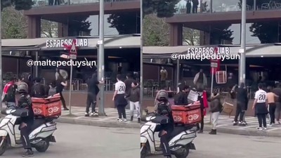 Özgür Özel’in vandalları…Maltepe mitinginden çıkanlar Espressolab’a saldırdı