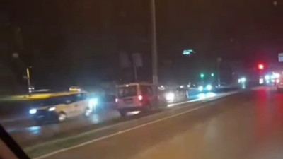 Gaziantep'te ters yönde sol şeritte ilerleyen araç 'bu kadar da olmaz' dedirtti