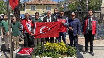 Orhan Kotluk şehit öğretmen Aybüke Yalçın anısına başlattığı bisiklet yolculuğunu tamamladı
