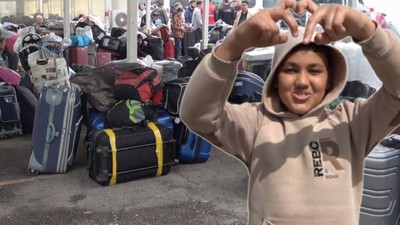 Suriyeli mültecilerin Öncüpınar Gümrük Kapısı'nda eve dönüş telaşı; teşekkür edip gittiler