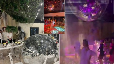 Kına gecesinde görünmez kaza! Kocaman disko topu, gelinin üzerine düştü