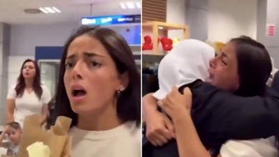Annesinin öldüğünü sanıyordu... Filistinli kızın annesine kavuşma anı yürekleri dağladı