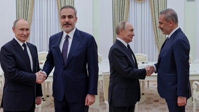 Dışişleri Bakanı Hakan Fidan ve Rusya Devlet Başkanı Vladimir Putin arasında kritik görüşme