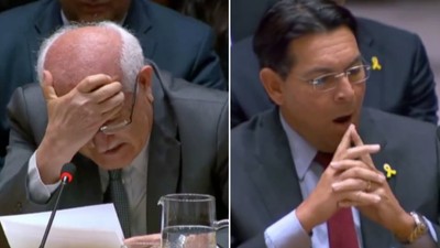 BM'de vicdan sızlatan anlar! Filistinli diplomat ölen çocukları anlatırken ağladı, İsrailli temsilci esnedi!