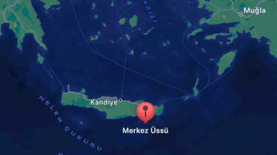 Ege Denizi'nde 5 büyüklüğünde deprem!
