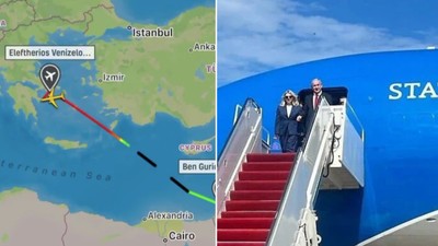 Netanyahu Yunanistan'a mı kaçtı? İsrail Başbakanlık uçağı saldırılar sırasında Atina'ya indi...