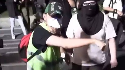 Saraçhane ergeni yakalanıp gözaltına alındı... "Bir bir asılacaksınız" diye tehditler savurmuştu