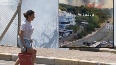 Ülke alenen kundaklanıyor! Antalya'da yangın şehrin göbeğinde başladı, 3.5 saatte kontrol altında