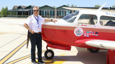Pilotun hayali yarım kaldı... Hayatını kaybeden pilot Mehmet Demirci'nin tek başına dünya turuna çıktığı öğrenildi...