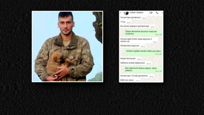 Şehit Özkan Özkanlı'nın yetim öğrencilere burs verdiği ortaya çıktı... Yürek burkan mesajlaşma...