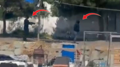 Küçükçekmece'de kaleşnikoflu çatışma! Yaralılar var, işte ilk görüntüler...