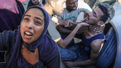 İsrail'den yiyecek bulma ümidiyle toplanan insanlara gazlı katliam! İzdihamda 15'i boğularak, 21 Filistinli can verdi