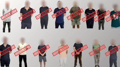 Kırmızı bültenle aranan 14 suçlu paket! 6 ülkede nefes kesen operasyon
