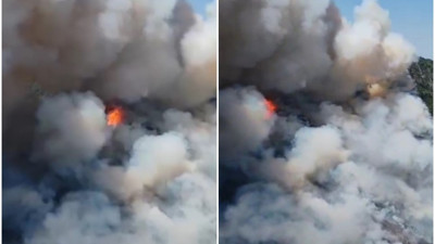 Sakarya Geyve'de korkutan orman yangını! Gökyüzü dumanla kaplandı... Şehirlerarası yollar ulaşıma kapatıldı