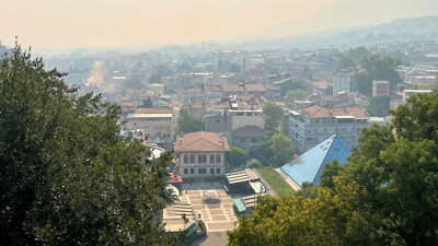 Bilecik'teki orman yangını Bursa'yı sardı! Şehri duman kapladı, kül yağdı