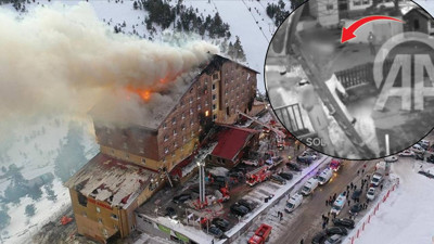 Grand Kartal Otel faciasının yeni görüntüleri ortaya çıktı! Yangın tüpünü kullanmadan kaçmışlar...