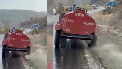 Patlak lastikle yangınla mücadeleye koştu: Bursa’da çiftçinin fedakarlığı yürekleri ısıttı...