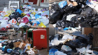 İzmir'de çöp dağları isyan ettirdi! Her yeri böcekler sardı!